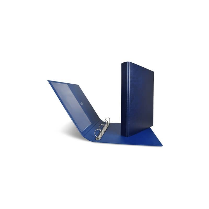 Raccoglitore Sei Rota Sanremo 2000 - 4 anelli D Ø 25 mm - 22x30 cm dorso 4 cm blu - 34308407