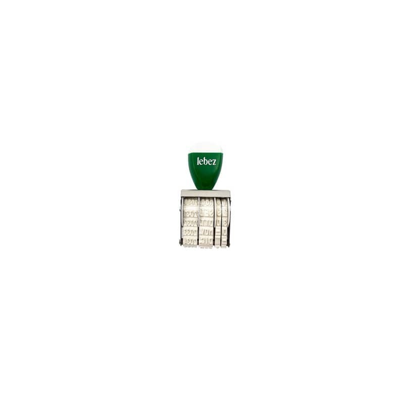 Timbro datario Lebez - altezza carattere 5 mm - 179