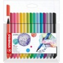Pennarello Stabilo Point Max - punta nylon - colori assortiti - astuccio da 15 pezzi - 488/15-02