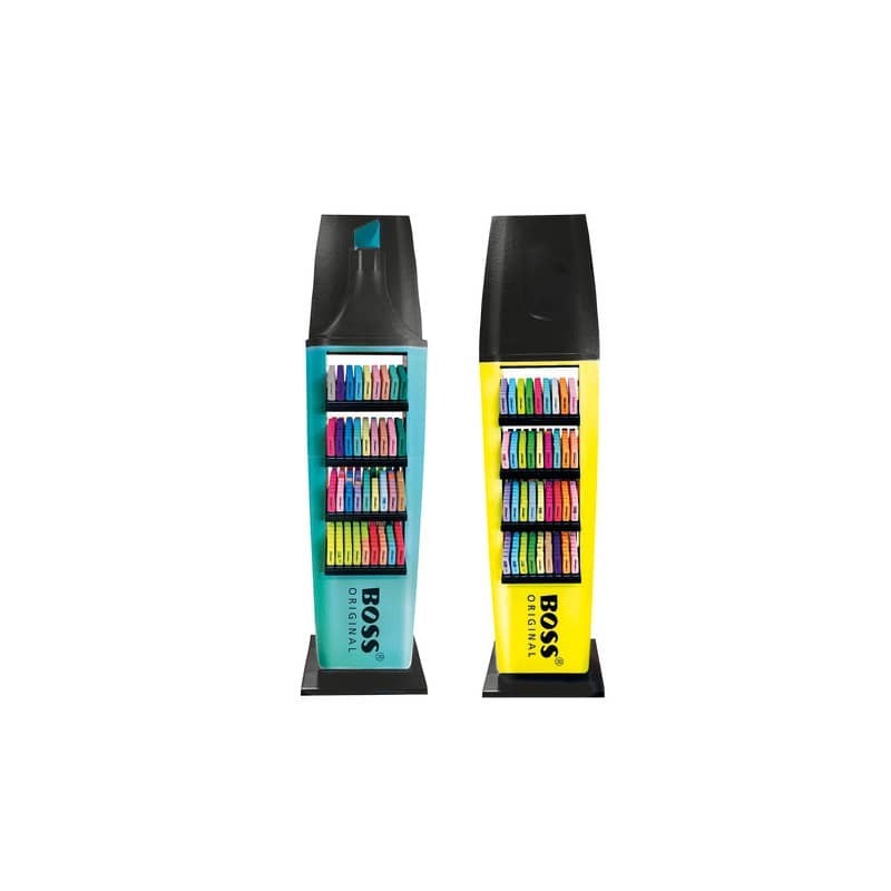 Espositore da terra 550 evidenziatori Stabilo Boss -  colori assortiti IT70/550-6