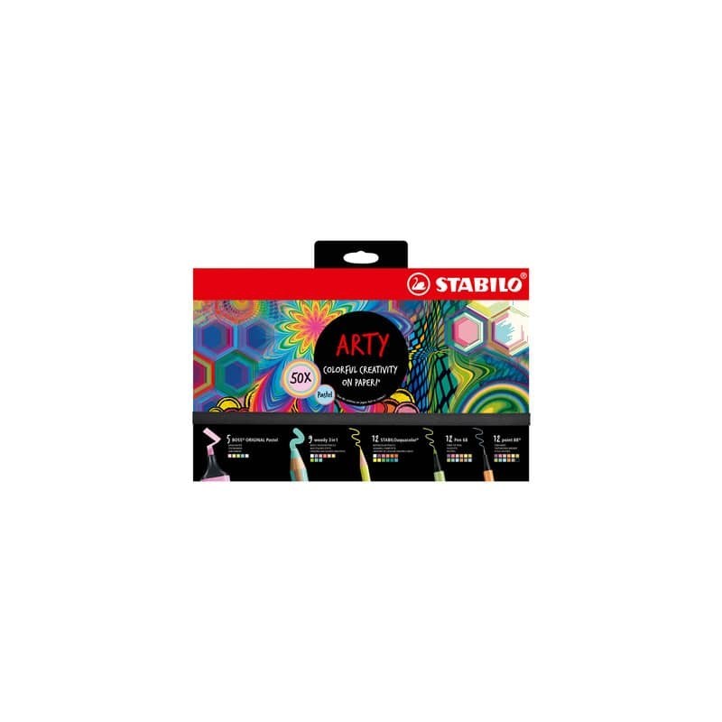 Stabilo Colorful Arty Creative set pastel - conf. 50 pz - 77/6-2-20