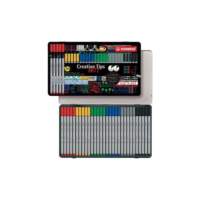 Stabilo Creative Tips - conf. 30 pz - colori pastel 89/30-6-1-20