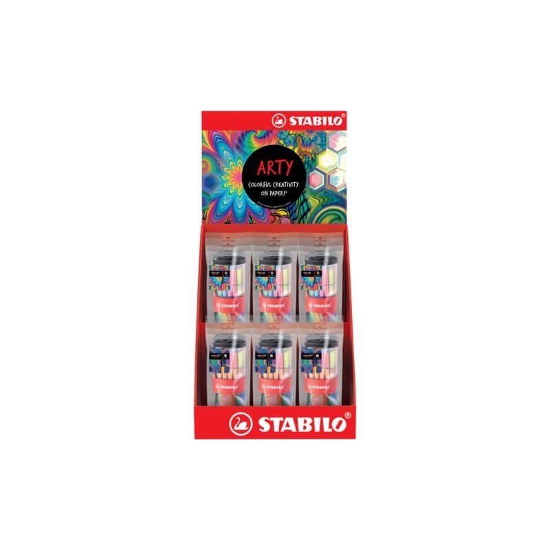Stabilo rollerset Arty Edition Point 88 e Pen 68 - conf. 12 pz - colori assortiti - 25/26-06-1