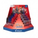 Espositore 96 penne a sfera Pilot Frixion Ball Naruto limited edition - colori assortiti - 009701