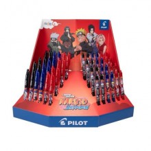 Display Penna a sfera Pilot Frixion Ball Naruto limited edition - 96 pezzi - colori assortiti - 009701