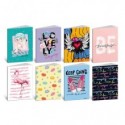 Maxi quaderno Blasetti Teen Girl A4 - 80 g/m² - 20+1 ff - 4M - conf. 10 pezzi - 9230