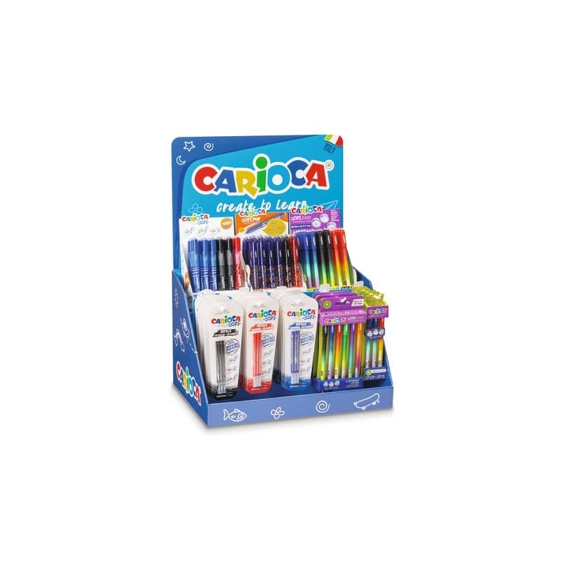 Espositore 31 articoli scrittura Carioca Counter Oops assortiti 54220/F/PR1