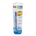 Penne cancellabili Carioca OOPS con inchiostro termosensibile punta M 0,7 mm blu - 43036/02 (Conf.24)