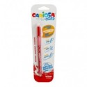 Penne cancellabili Carioca OOPS con inchiostro termosensibile punta M 0,7 mm rosso - 43036/03 (Conf.24)
