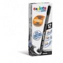 Penne cancellabili Carioca OOPS con inchiostro termosensibile M 0,7 mm conf. da 12 pz nero - 43039/01