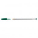 Penna a sfera BIC Cristal M punta 1 mm verde Conf. 50 pezzi - 8373629