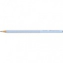 Matita in grafite Faber-Castell Grip 2001 - conf. 12 pz - colore fusto blu cielo - 517074