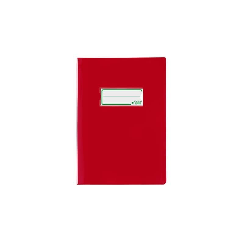 Copriquaderno A5 Colibrì con portanome e salva angoli - laccato - PE180 - conf. 24 pz - rosso - 400184674