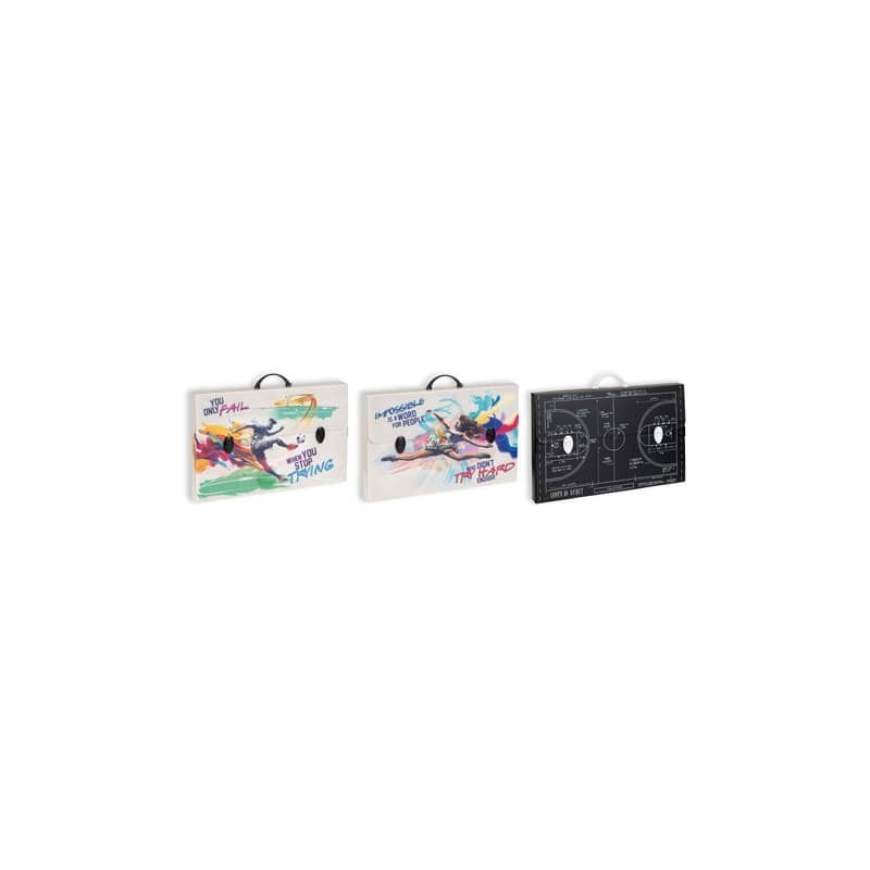 Valigetta in PPL Favorit con stampa Sport in 6 soggetti assortiti 56,5x36,5x5,5 cm - 400183890