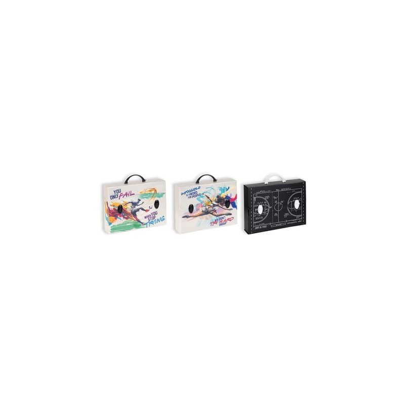 Valigetta in PPL Favorit con stampa Sport in 6 soggetti assortiti 37,5x27x8 cm - 400183891