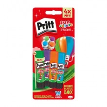 Colla stick Pritt Fun Colors 10 g in blister da 4 colori assortiti 2776968