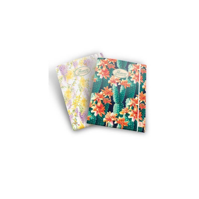Cartella a 3 lembi Pigna Nature Flowers A4 dorso 1,2 cm 02303643L (Conf.6)