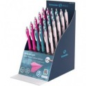 Espositore 30 penne a sfera a scatto ricaricabili Schneider Schneider Slider Rave tratto XB inchiostro blu - P399603