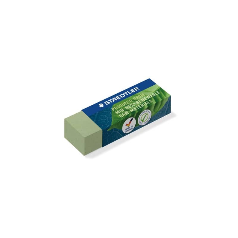 Espositore 20 gomme eco Staedtler verde oliva 526 80-5