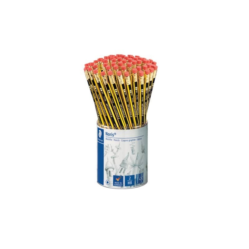 Espositore 72 matite con gommino Staedtler Noris® HB 122 KP72
