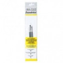 Set 3 pennelli Winsor&Newton Foundation tondo n°2 - piatto n°2 - filbert n°4 - 5295003