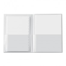 Caretellina Sei Rota Poli 300 in PP opaco - A4 - con tasche - conf. 5 pz - 21x29,7 cm - 662331