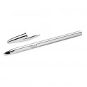 Penna a sfera BIC Cristal Shine Silver M 1 mm nero 526280 (Conf.20)