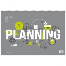 Planning da tavolo settimanale non datato O.C.L. 48x33 cm - 60 fogli 80 g/m² - 1520