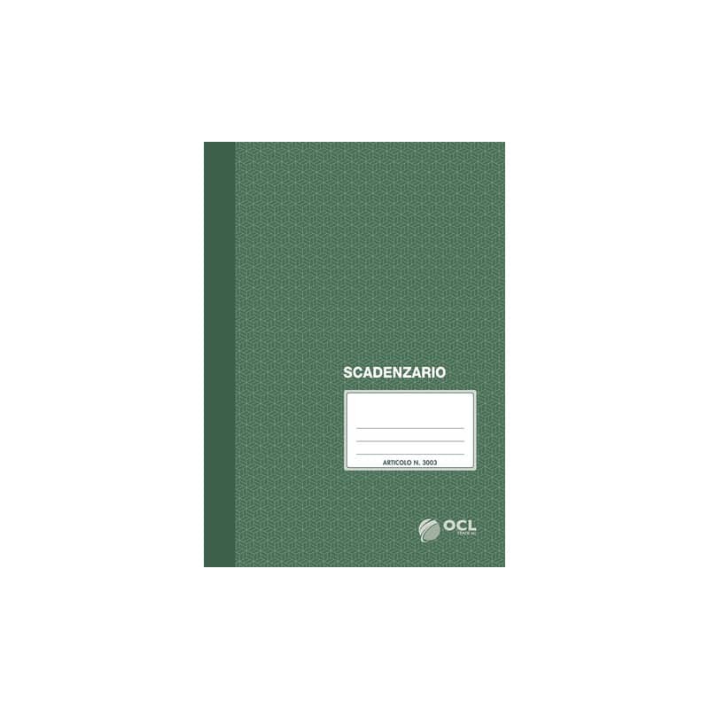 Registro scadenzario O.C.L. 21x29,7 cm 24 fogli - 3003