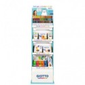 Espositore 99 matite colorate Giotto Supermina varie + pennarelli New Turbocolor - F947200