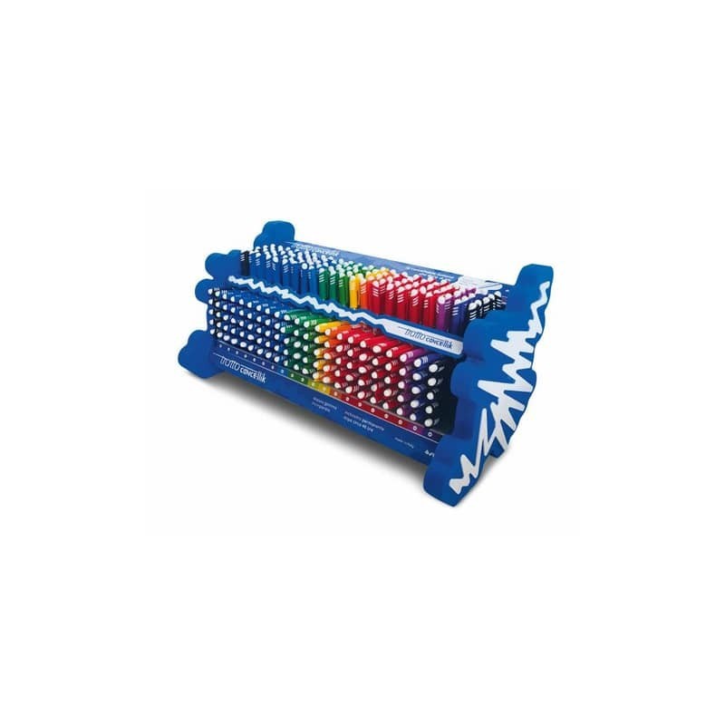 Espositore 220 penne a sfera Tratto Cancellik - colori assortiti con inchiostro cancellabile - F817700