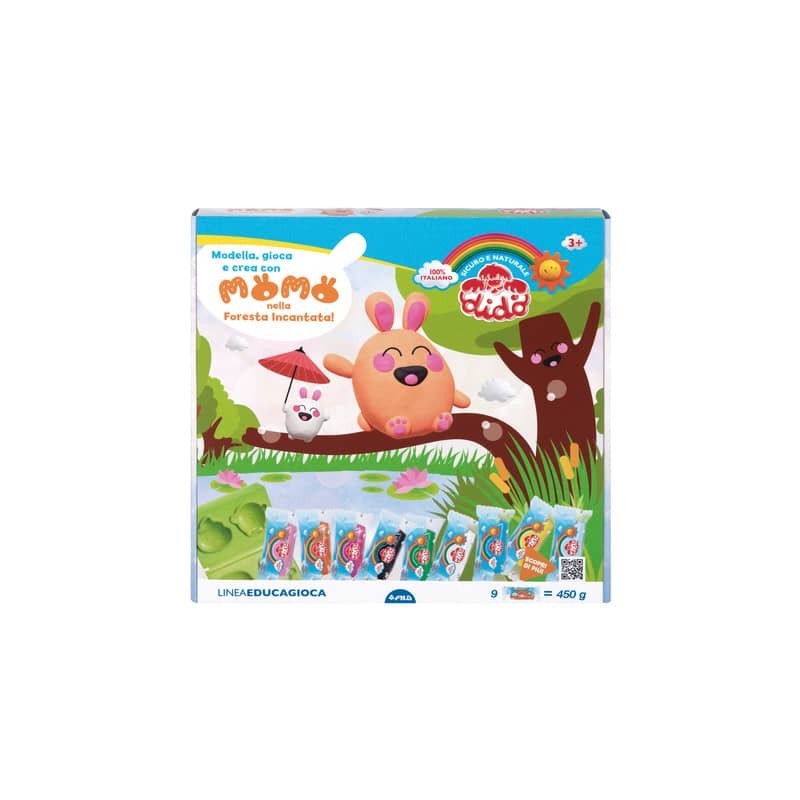 Pasta modellabile Didò modella gioca e crea con Momo nella foresta incantata - 450 g - F362100