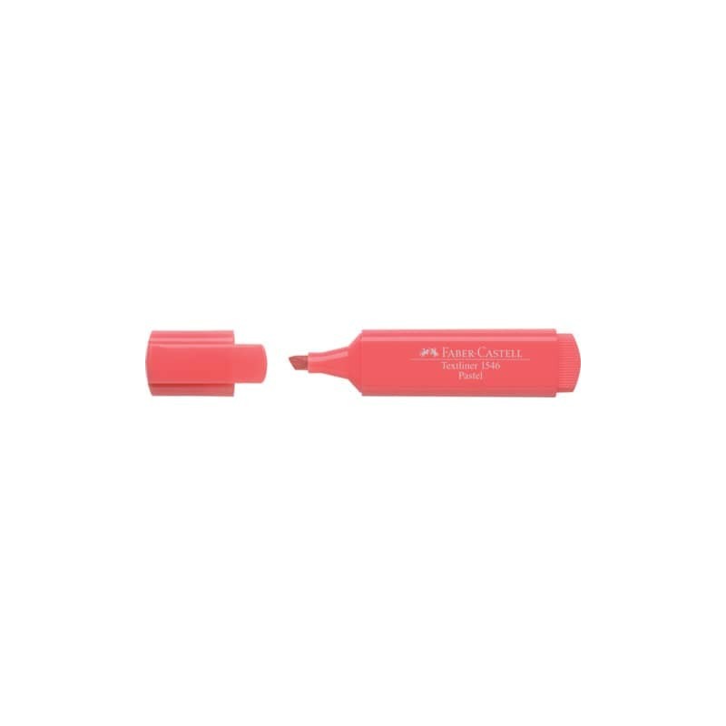 Evidenziatore Faber-Castell Textliner 1546 - conf. 10 pz - colore pastel albicocca - 154655