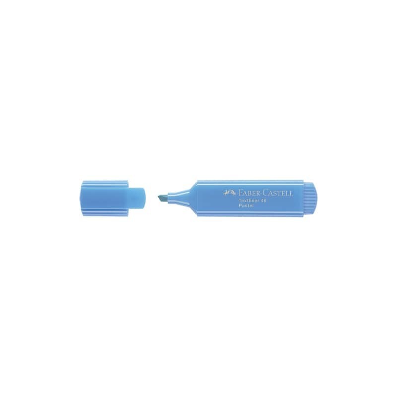 Evidenziatore Faber-Castell Textliner 1546 - conf. 10 pz - colore pastel oltremare - 154668