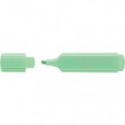 Evidenziatore Faber-Castell Textliner 1546 - conf. 10 pz - colore pastel verde chiaro - 154666