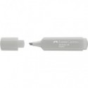 Evidenziatore Faber-Castell Textliner 1546 - conf. 10 pz - colore pastel grigio seta - 154634