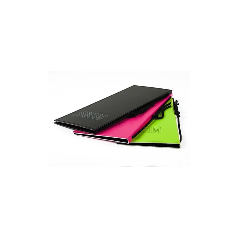 Portamenu' in PP Lebez a 10 tasche - 33x14 cm - nero - 80560N
