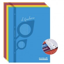 Ricambi per quaderni ad anelli Rambloc Il Quaderno - A4 - 80 g/m² - 32 ff - Q - conf. 6 pezzi - 90524509