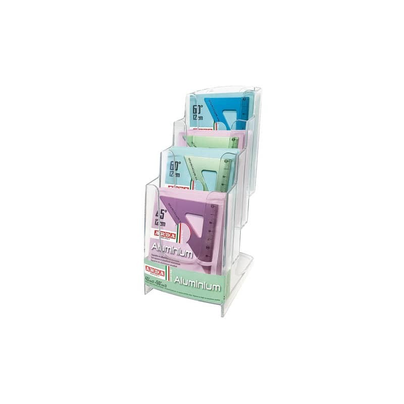 Espositore 40 squadre Arda Aluminium Frost 45° e 60° 178SQ