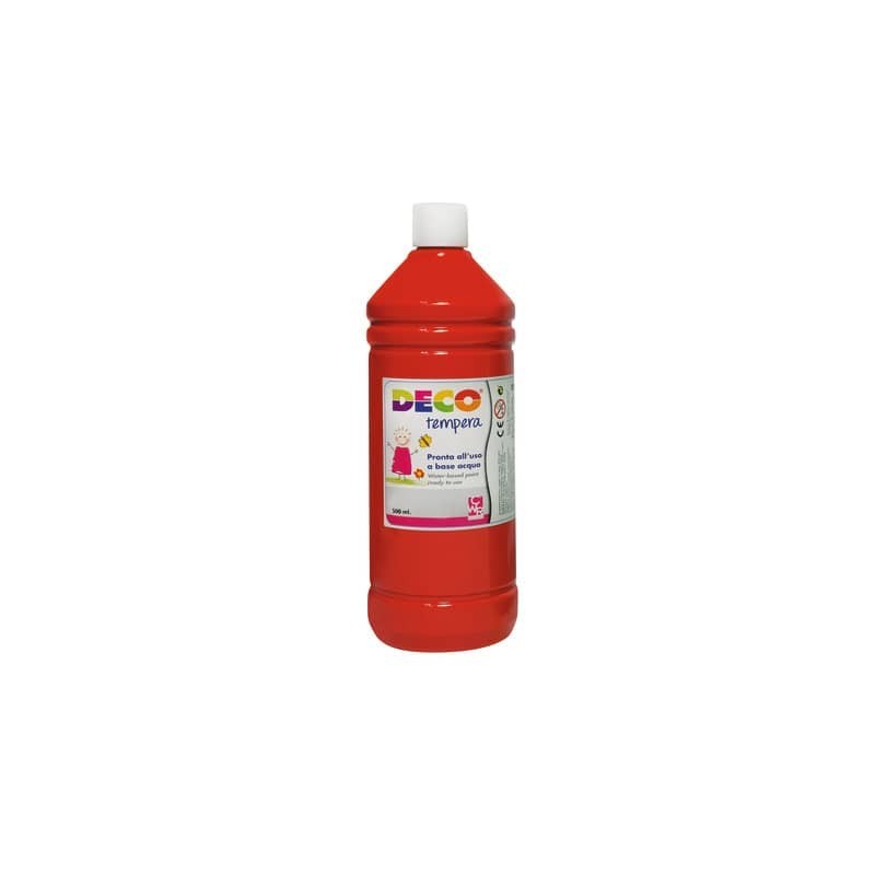 Tempera in flacone Deco 500 ml - rosso scarlatto - PF550/29