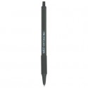 Penna a sfera a scatto BIC SoftFeel Clic Grip M 1 mm nero Conf. 12 pezzi - 837397