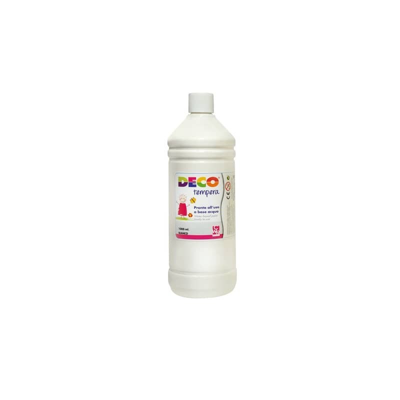 Tempera in flacone Deco 1 L - bianco - 08808/01