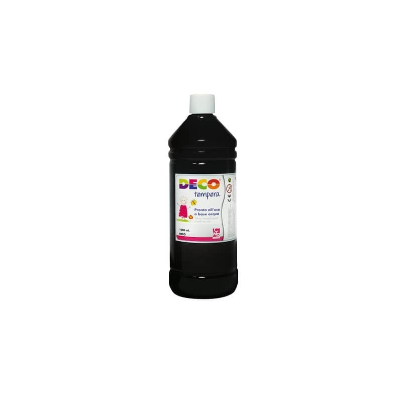 Tempera in flacone Deco 1 L - nero - 08808/02