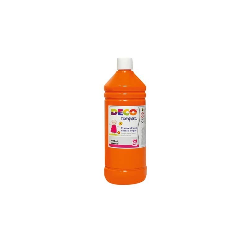 Tempera in flacone Deco 1 L - arancio - 08808/17