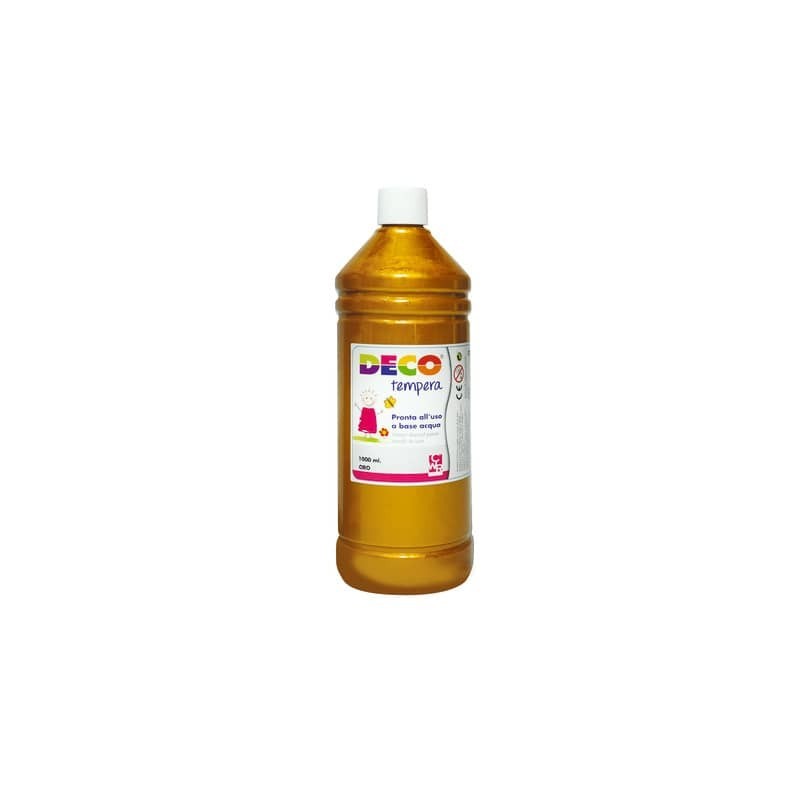 Tempera in flacone Deco 1 L - oro - 08808/40