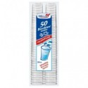 Bicchieri Tumbler in polipropilene trasparente - 355 ml - conf. 50 pezzi - 22309
