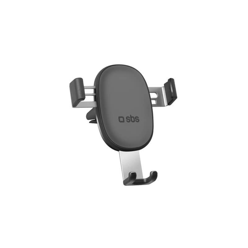 Supporto smartphone universale a clip SBS da bocchetta aerazione con funzione gravity nero - TESUPPCLIPGRAVK