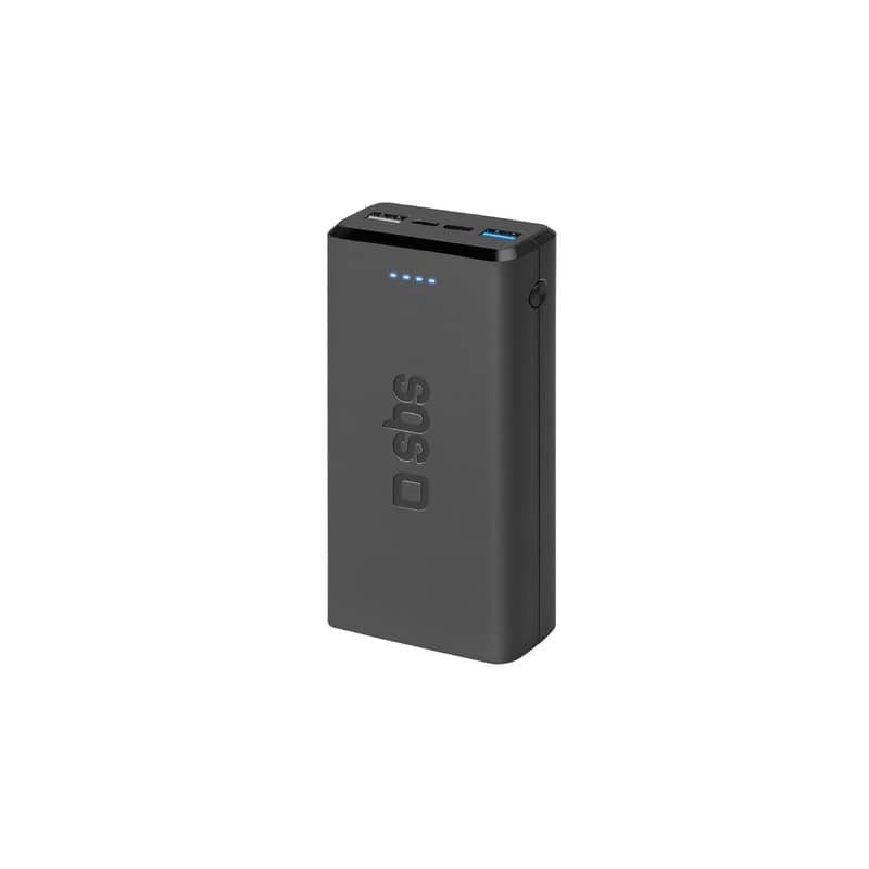 Powerbank SBS 20.000 mAh 2 USB 2.1 A - nero - TTBB20000FASTK
