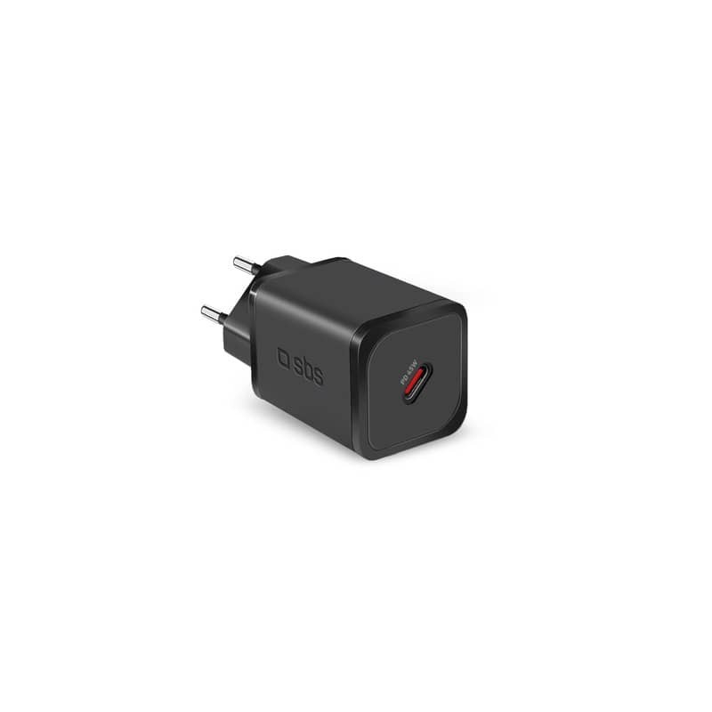 Caricatore da parete SBS 1xType-C 45W - nero TETRGAN1C45W