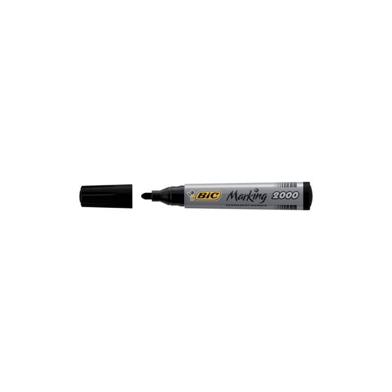 Marcatore permanente BIC Marking 2000 punta conica 4,95 mm nero 8209153 (Conf.12)